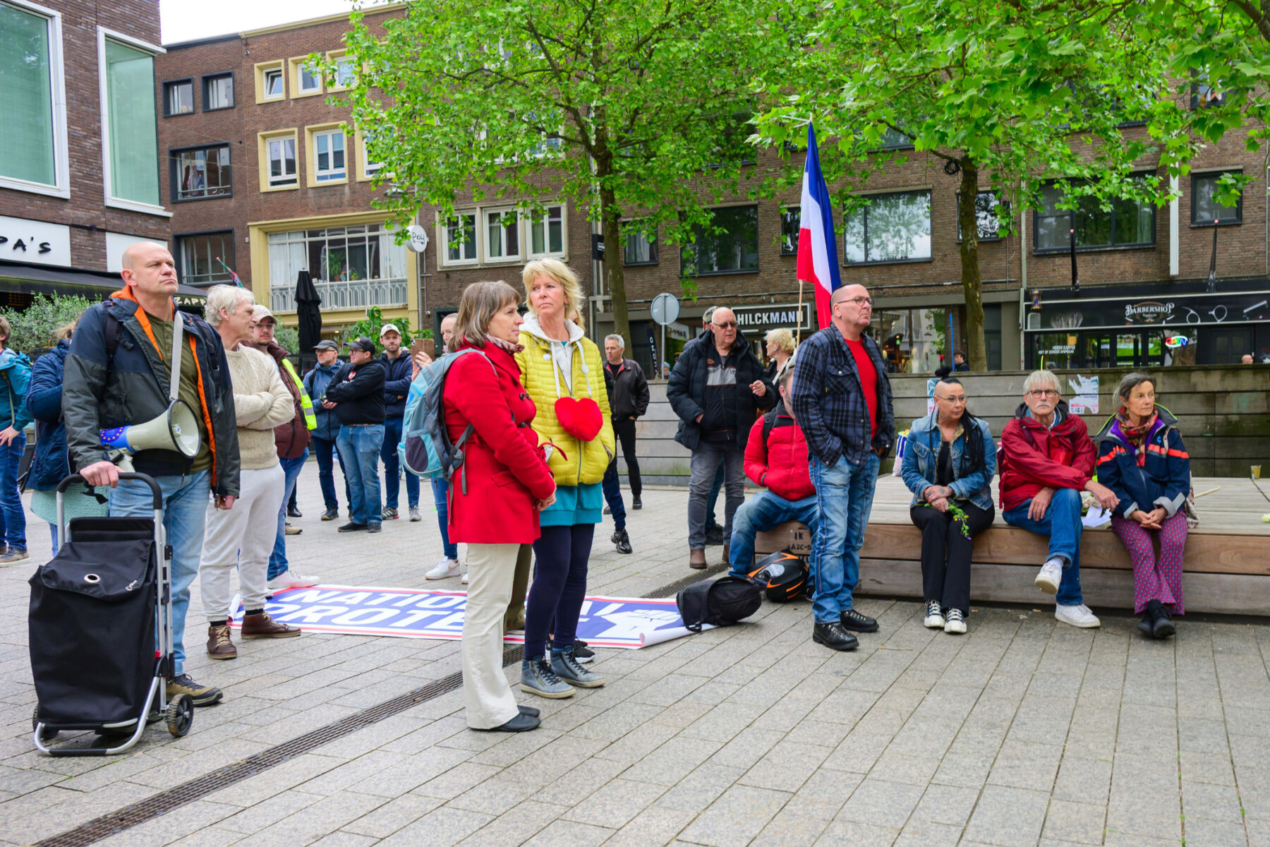 Honderden tegendemonstranten bij nationaal protest in Nijmegen