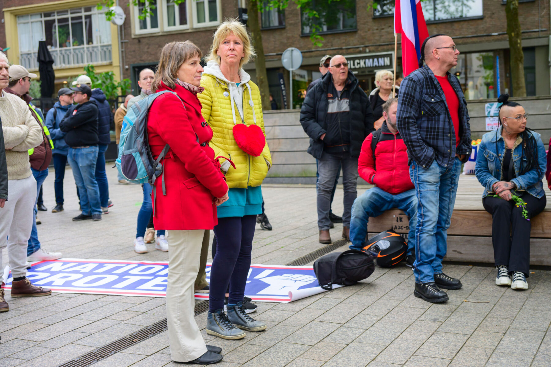 Honderden tegendemonstranten bij nationaal protest in Nijmegen