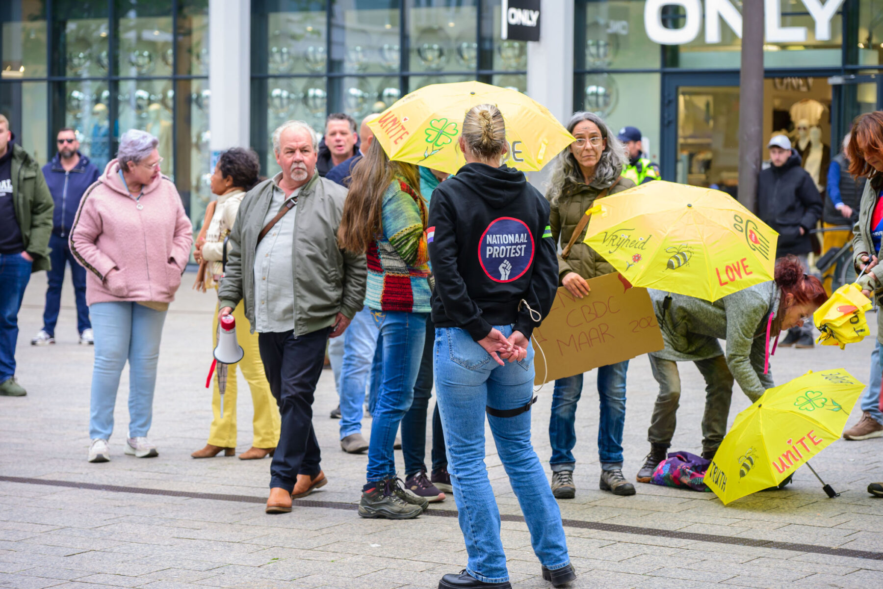 Honderden tegendemonstranten bij nationaal protest in Nijmegen