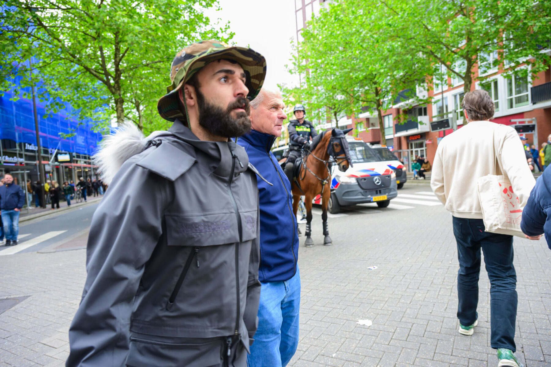 Honderden tegendemonstranten bij nationaal protest in Nijmegen