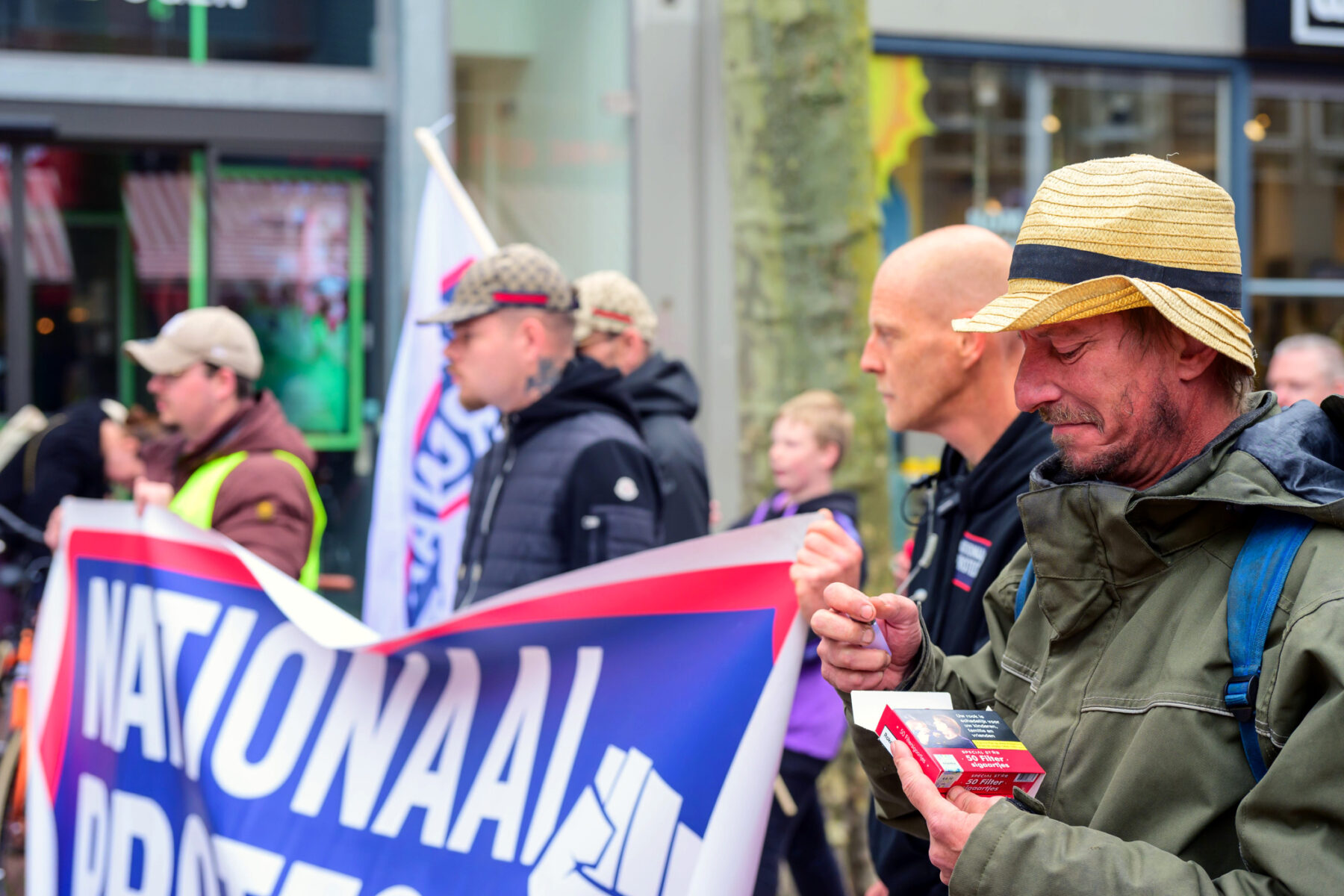 Honderden tegendemonstranten bij nationaal protest in Nijmegen