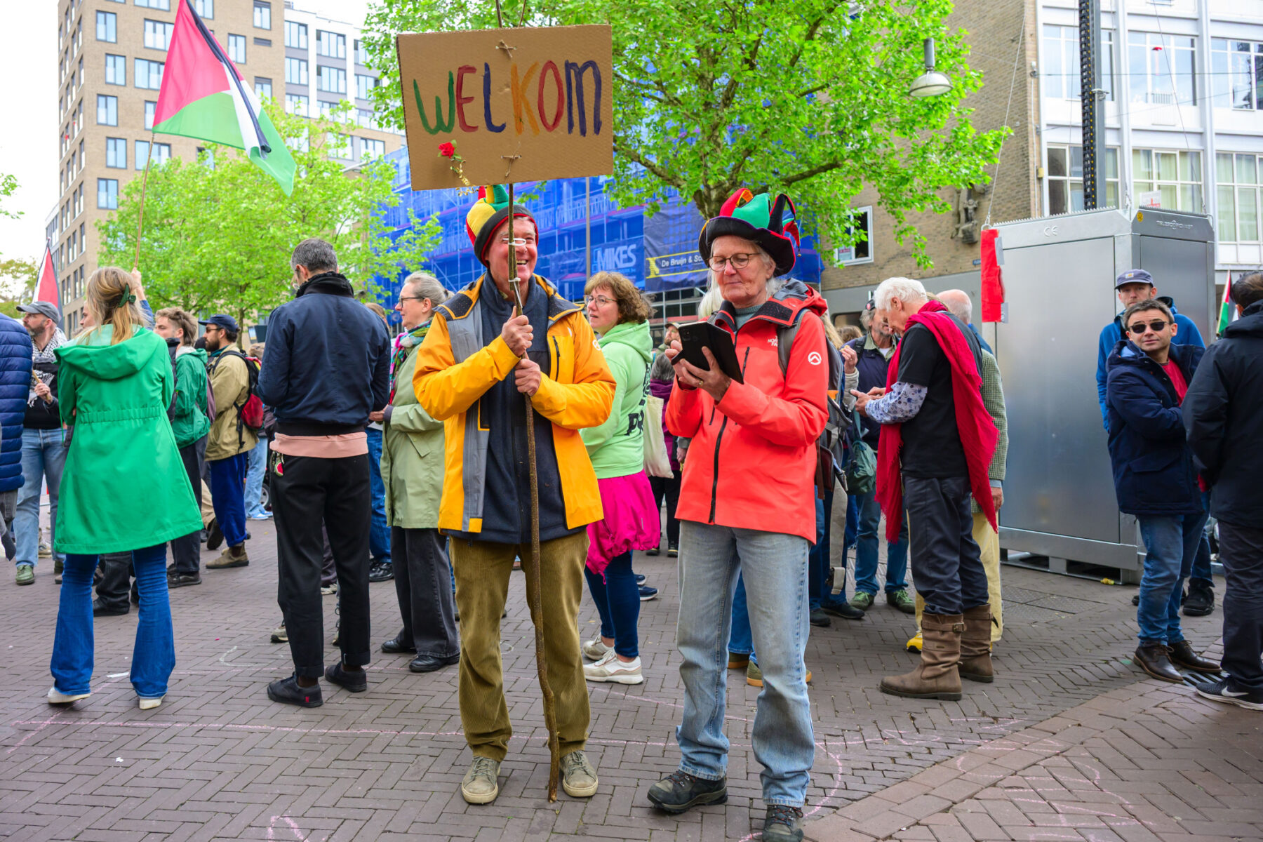 Honderden tegendemonstranten bij nationaal protest in Nijmegen