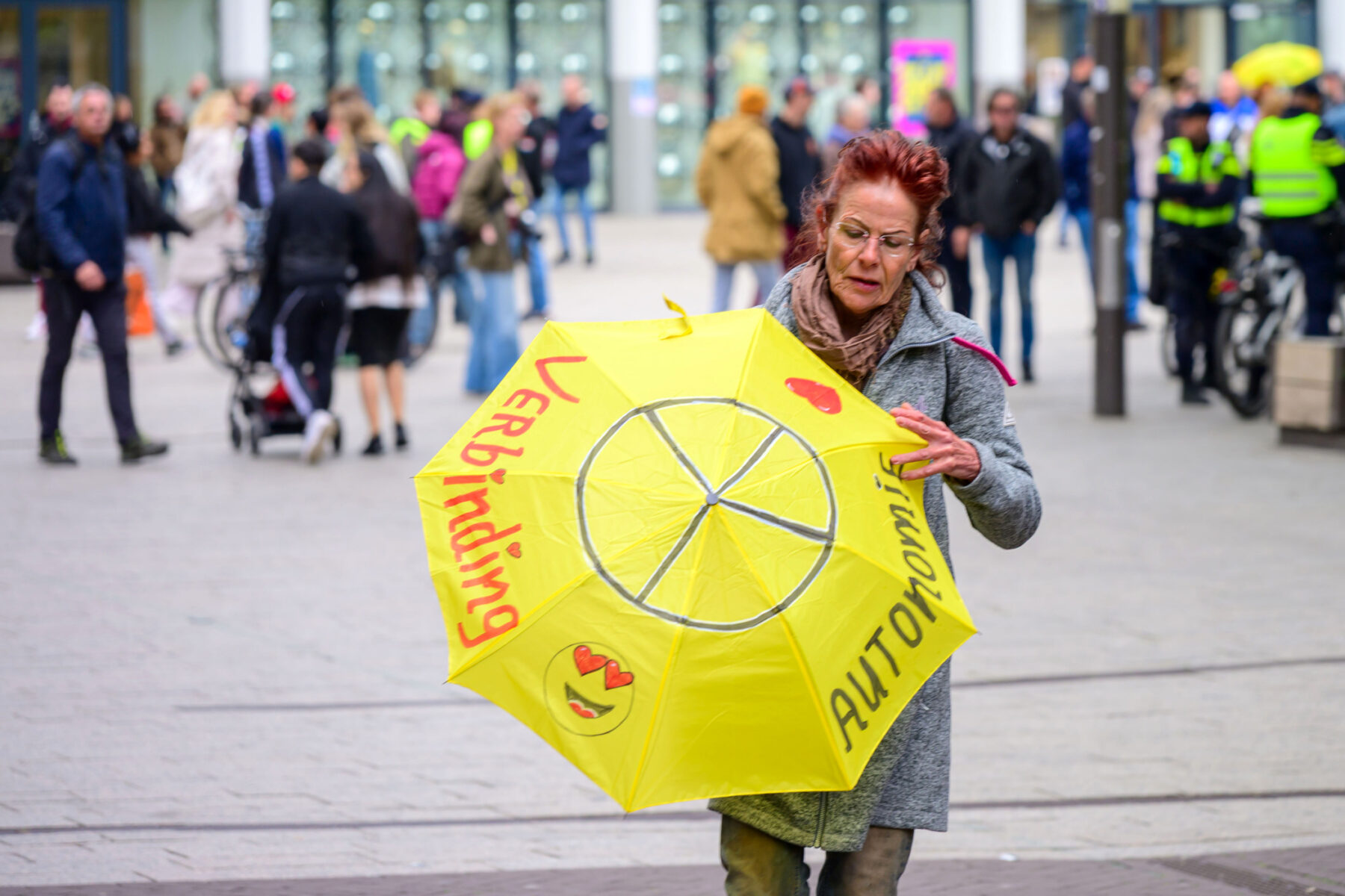 Honderden tegendemonstranten bij nationaal protest in Nijmegen