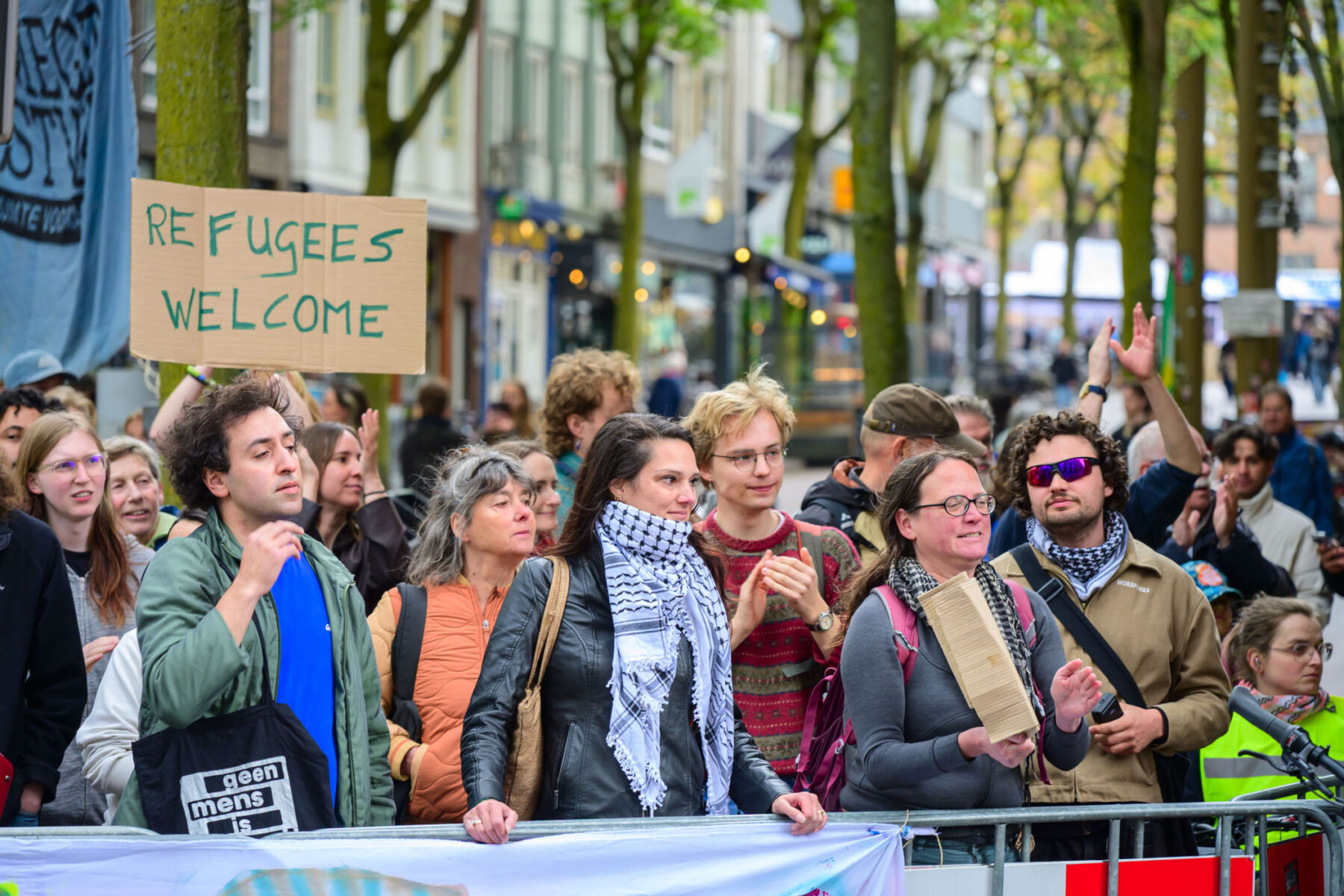 Honderden tegendemonstranten bij nationaal protest in Nijmegen