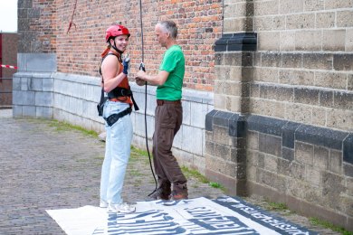 Abseilen Nijmeegse 4Daagse