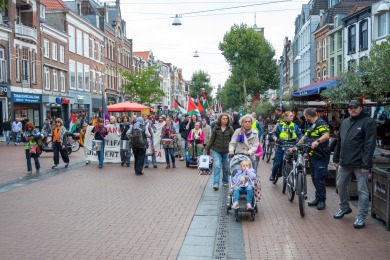 Anti Fascisme demonstratie in Nijmegen 2025