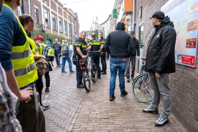 Anti Fascisme demonstratie in Nijmegen 2025