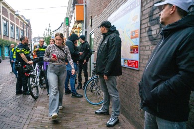 Anti Fascisme demonstratie in Nijmegen 2025