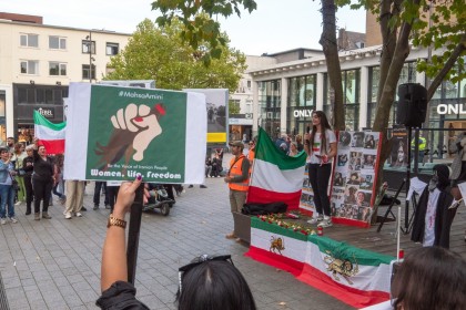 Demo Iran in Nijmegen