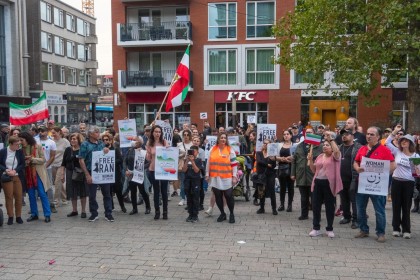 Demo Iran in Nijmegen