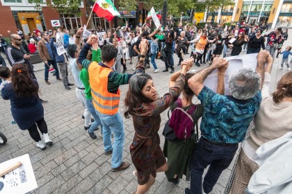 Demo Iran in Nijmegen