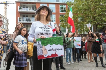 Demo Iran in Nijmegen