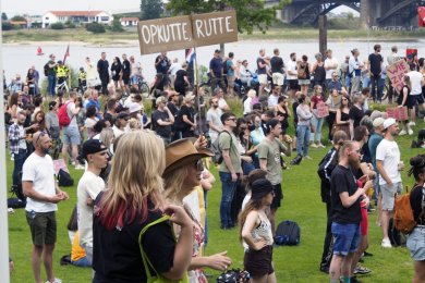 Demonstratie evenementenbranche 21 aug. 2021 Nijmegen