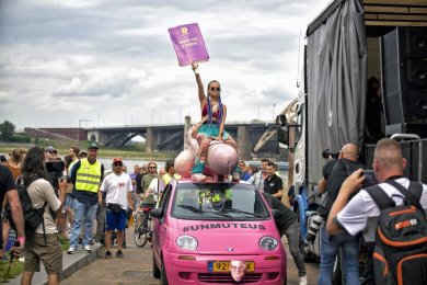 Demonstratie evenementenbranche 21 aug. 2021 Nijmegen