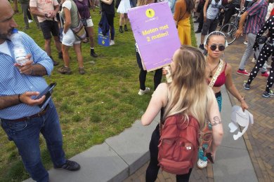 Demonstratie evenementenbranche 21 aug. 2021 Nijmegen