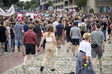 Demonstratie evenementenbranche 21 aug. 2021 Nijmegen