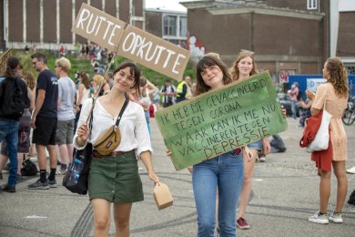Demonstratie evenementenbranche 21 aug. 2021 Nijmegen