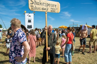 Festival op ''t eiland - zaterdag -  Norbert Busschers en Joyce van Esch – Shakespeare Take Away