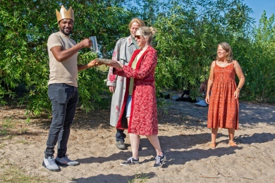 Festival op ''t eiland - zaterdag -  Norbert Busschers en Joyce van Esch – Shakespeare Take Away