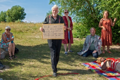 Festival op ''t eiland - zaterdag -  Norbert Busschers en Joyce van Esch – Shakespeare Take Away