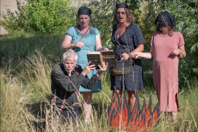 Festival op ''t eiland - zaterdag -  Norbert Busschers en Joyce van Esch – Shakespeare Take Away