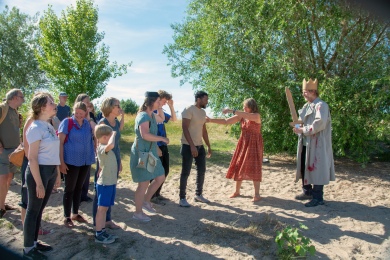 Festival op ''t eiland - zaterdag -  Norbert Busschers en Joyce van Esch – Shakespeare Take Away