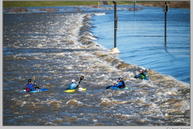 Hoog water in Nijmegen januari 2025