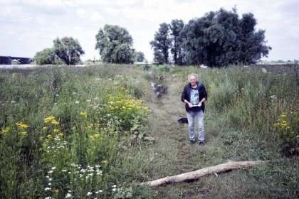 Hoog water in de zomer bij Nijmegen