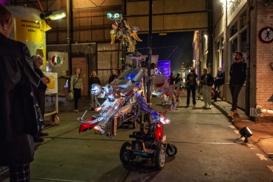 Nijmeegse kunstnacht Brebl Honigcomplex