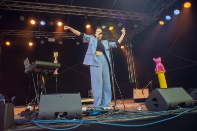 Oranjepop Nijmegen 2022 . Minka