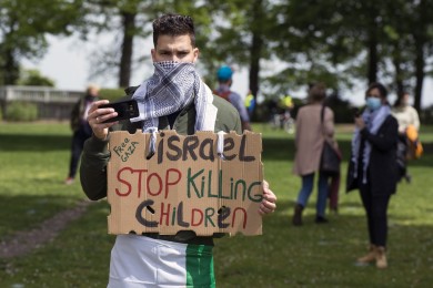 Palestina demonstratie Nijmegen