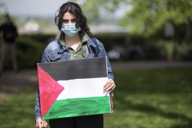 Palestina demonstratie Nijmegen