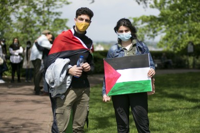 Palestina demonstratie Nijmegen