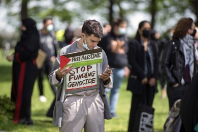 Palestina demonstratie Nijmegen