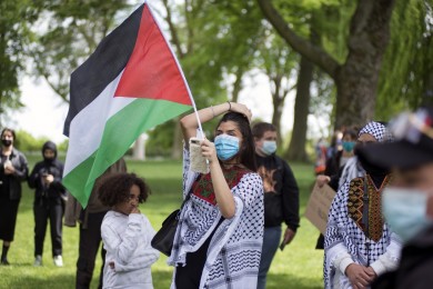 Palestina demonstratie Nijmegen