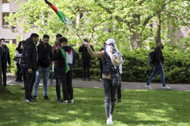 Palestina demonstratie Nijmegen