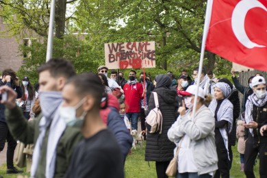 Palestina demonstratie Nijmegen
