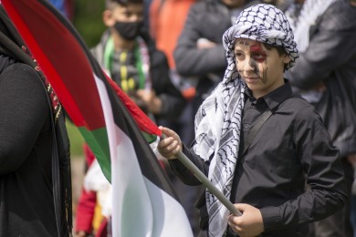 Palestina demonstratie Nijmegen