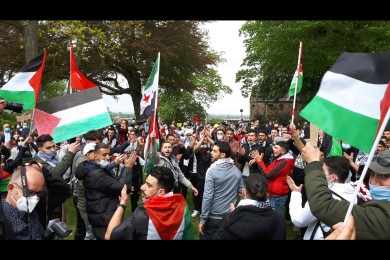 Palestina demonstratie Nijmegen