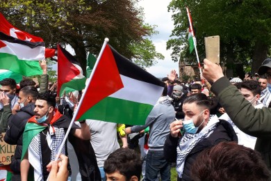 Palestina demonstratie Nijmegen