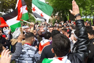 Palestina demonstratie Nijmegen