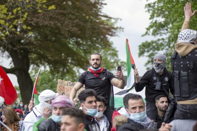 Palestina demonstratie Nijmegen