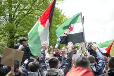 Palestina demonstratie Nijmegen