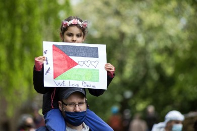Palestina demonstratie Nijmegen