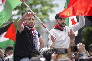 Palestina demonstratie Nijmegen