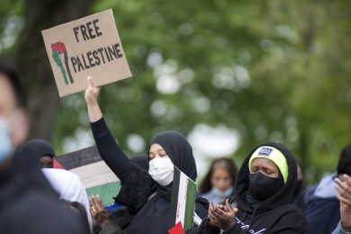 Palestina demonstratie Nijmegen