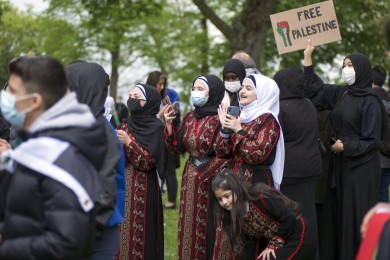 Palestina demonstratie Nijmegen