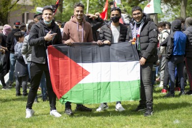 Palestina demonstratie Nijmegen