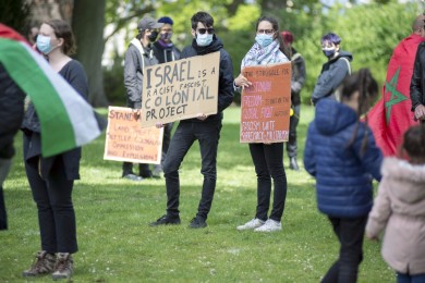 Palestina demonstratie Nijmegen