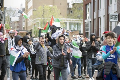 Palestina demonstratie Nijmegen
